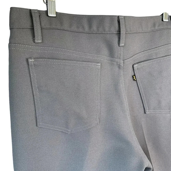 Levi's Vintage 90s Straight Leg Trouser Dress Pants Men Size 40X34 Heather Gray - Picture 7 of 14